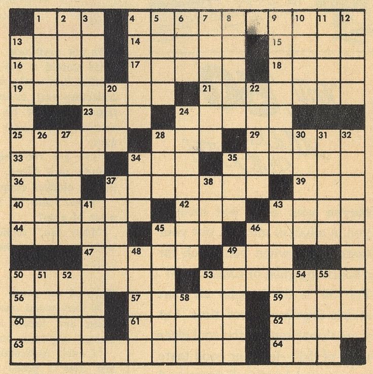 Crossword Puzzle